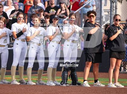 Thumbnail 2 in Trinity @ Plano East (UIL 6A D1 Girls Softball Regional Semi-Final) photogallery.