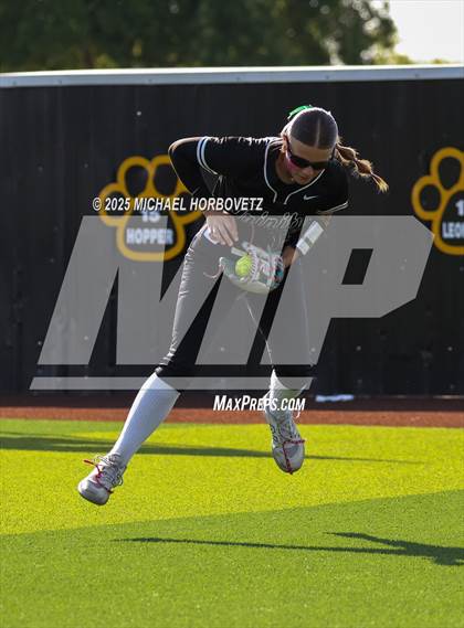 Thumbnail 1 in Trinity @ Plano East (UIL 6A D1 Girls Softball Regional Semi-Final) photogallery.