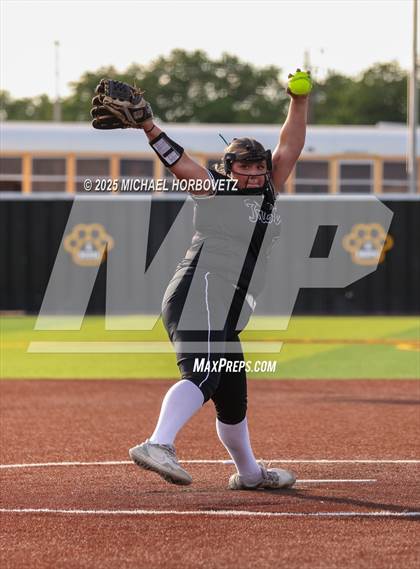 Thumbnail 1 in Trinity @ Plano East (UIL 6A D1 Girls Softball Regional Semi-Final) photogallery.