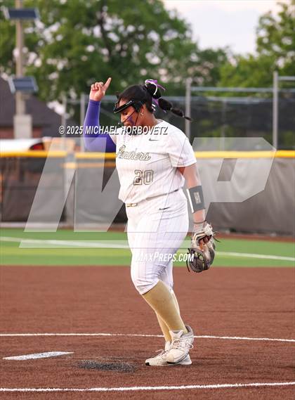 Thumbnail 2 in Trinity @ Plano East (UIL 6A D1 Girls Softball Regional Semi-Final) photogallery.