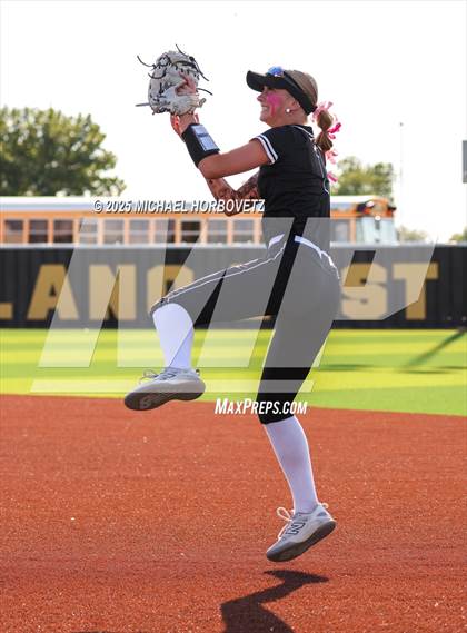 Thumbnail 2 in Trinity @ Plano East (UIL 6A D1 Girls Softball Regional Semi-Final) photogallery.