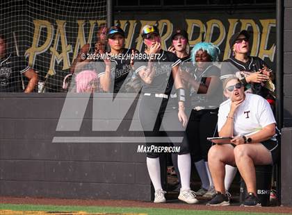Thumbnail 2 in Trinity @ Plano East (UIL 6A D1 Girls Softball Regional Semi-Final) photogallery.