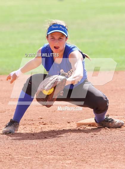Thumbnail 1 in Tempe Prep vs. Williams (Chandler Prep Softball Classic)  photogallery.