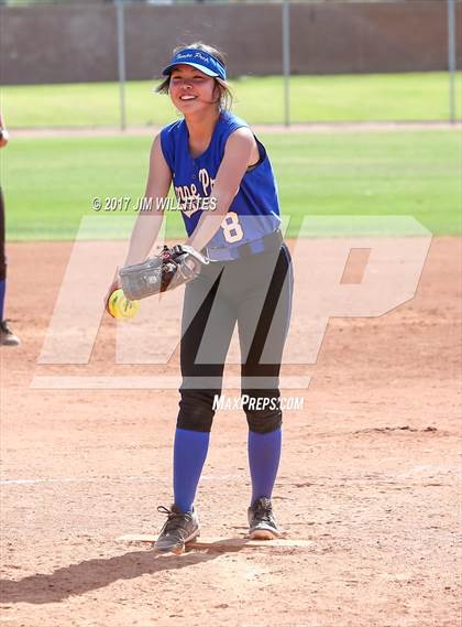 Thumbnail 1 in Tempe Prep vs. Williams (Chandler Prep Softball Classic)  photogallery.