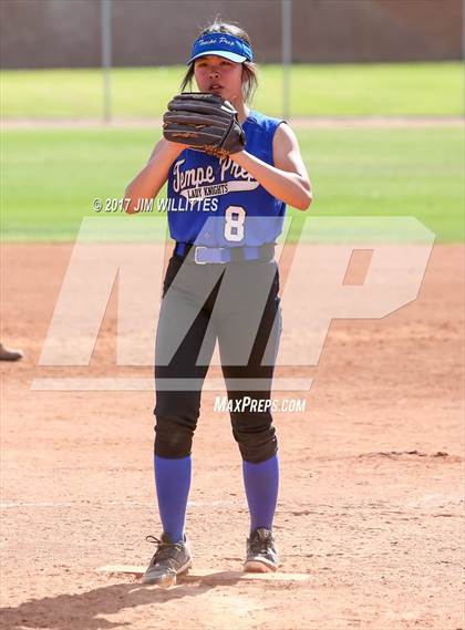 Thumbnail 1 in Tempe Prep vs. Williams (Chandler Prep Softball Classic)  photogallery.