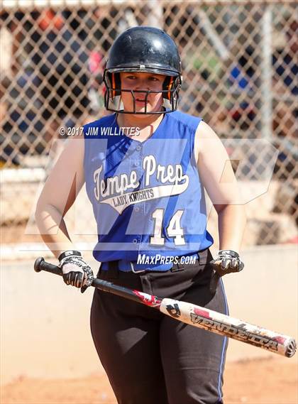 Thumbnail 2 in Tempe Prep vs. Williams (Chandler Prep Softball Classic)  photogallery.