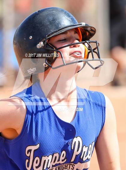 Thumbnail 2 in Tempe Prep vs. Williams (Chandler Prep Softball Classic)  photogallery.