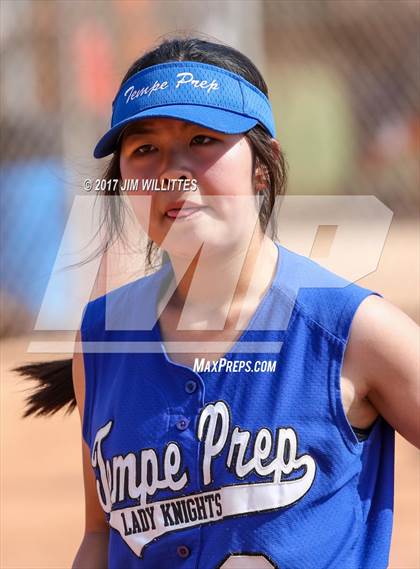 Thumbnail 2 in Tempe Prep vs. Williams (Chandler Prep Softball Classic)  photogallery.