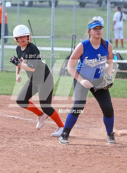 Thumbnail 1 in Tempe Prep vs. Williams (Chandler Prep Softball Classic)  photogallery.