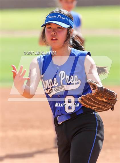 Thumbnail 3 in Tempe Prep vs. Williams (Chandler Prep Softball Classic)  photogallery.