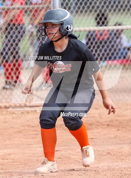Thumbnail 3 in Tempe Prep vs. Williams (Chandler Prep Softball Classic)  photogallery.