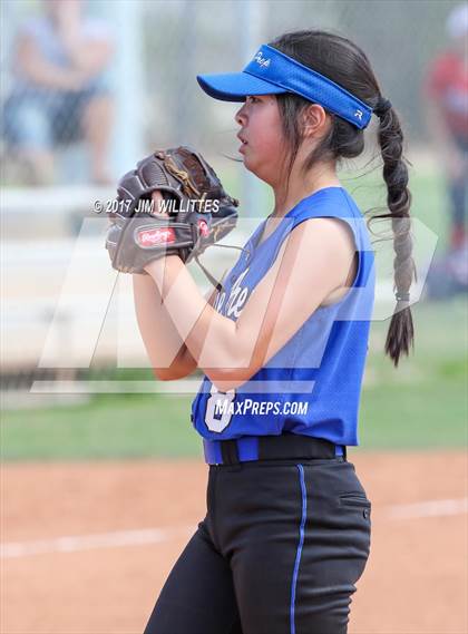 Thumbnail 2 in Tempe Prep vs. Williams (Chandler Prep Softball Classic)  photogallery.
