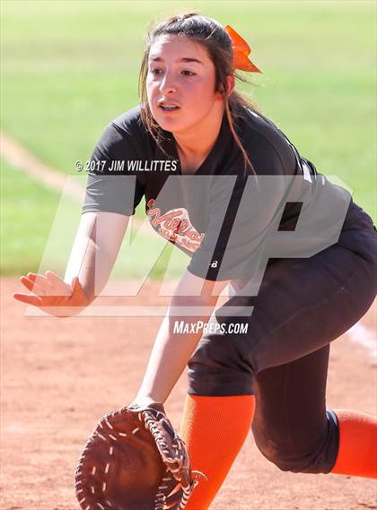 Thumbnail 1 in Tempe Prep vs. Williams (Chandler Prep Softball Classic)  photogallery.