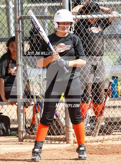Thumbnail 1 in Tempe Prep vs. Williams (Chandler Prep Softball Classic)  photogallery.