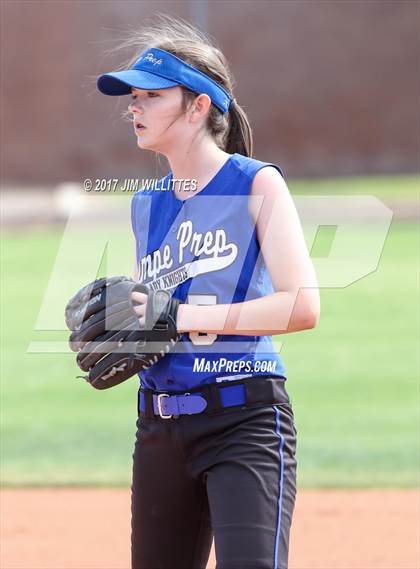 Thumbnail 3 in Tempe Prep vs. Williams (Chandler Prep Softball Classic)  photogallery.