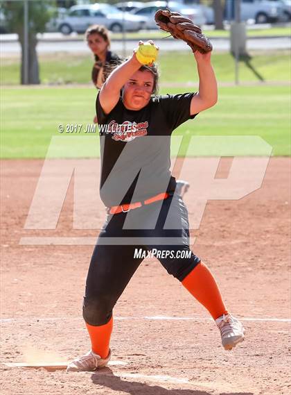 Thumbnail 3 in Tempe Prep vs. Williams (Chandler Prep Softball Classic)  photogallery.
