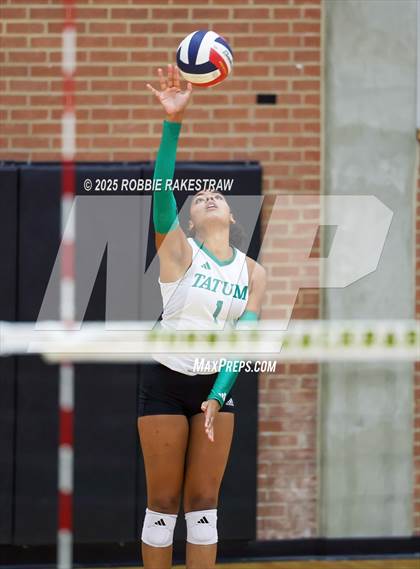 Thumbnail 1 in Crandall vs Tatum (Raising Cane's Volleyball Showcase)  photogallery.
