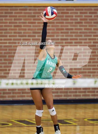 Thumbnail 2 in Crandall vs Tatum (Raising Cane's Volleyball Showcase)  photogallery.