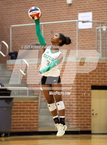 Thumbnail 2 in Crandall vs Tatum (Raising Cane's Volleyball Showcase)  photogallery.