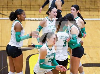 Thumbnail 2 in Crandall vs Tatum (Raising Cane's Volleyball Showcase)  photogallery.