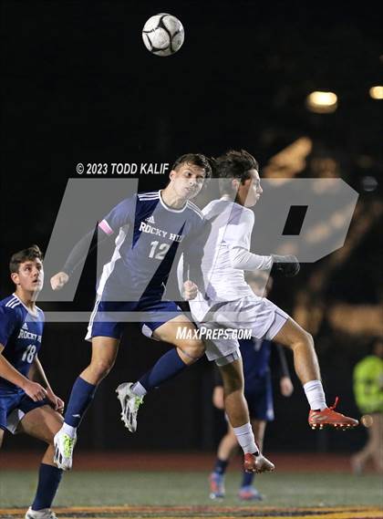 Thumbnail 2 in Rocky Hill vs Lewis Mills (CIAC Class M Semifinal) photogallery.