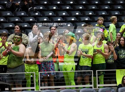 Thumbnail 3 in Blum vs. Harrold (UIL 1A Volleyball Final) photogallery.