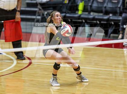 Thumbnail 1 in Blum vs. Harrold (UIL 1A Volleyball Final) photogallery.