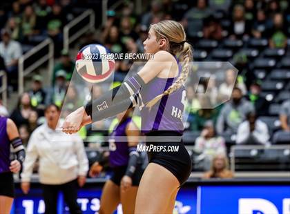 Thumbnail 1 in Blum vs. Harrold (UIL 1A Volleyball Final) photogallery.