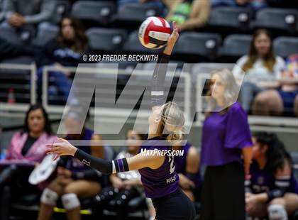 Thumbnail 2 in Blum vs. Harrold (UIL 1A Volleyball Final) photogallery.