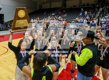 Thumbnail 1 in Blum vs. Harrold (UIL 1A Volleyball Final) photogallery.