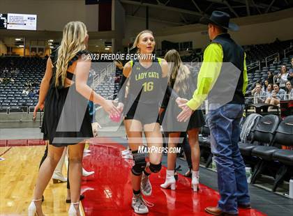 Thumbnail 2 in Blum vs. Harrold (UIL 1A Volleyball Final) photogallery.