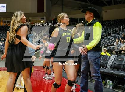 Thumbnail 1 in Blum vs. Harrold (UIL 1A Volleyball Final) photogallery.