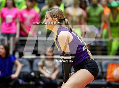 Thumbnail 1 in Blum vs. Harrold (UIL 1A Volleyball Final) photogallery.