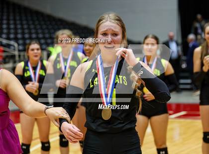 Thumbnail 2 in Blum vs. Harrold (UIL 1A Volleyball Final) photogallery.