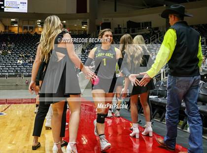 Thumbnail 3 in Blum vs. Harrold (UIL 1A Volleyball Final) photogallery.
