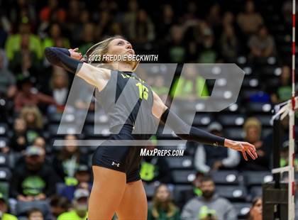 Thumbnail 1 in Blum vs. Harrold (UIL 1A Volleyball Final) photogallery.