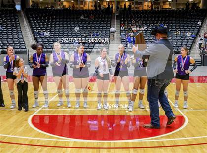 Thumbnail 1 in Blum vs. Harrold (UIL 1A Volleyball Final) photogallery.