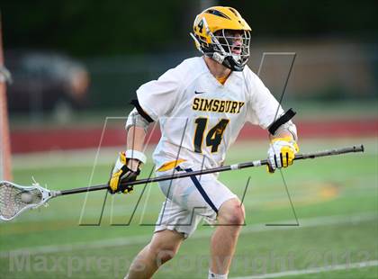 Thumbnail 2 in Staples vs. Simsbury (CIAC Class L Semifinal) photogallery.