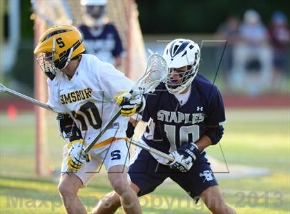 Thumbnail 3 in Staples vs. Simsbury (CIAC Class L Semifinal) photogallery.