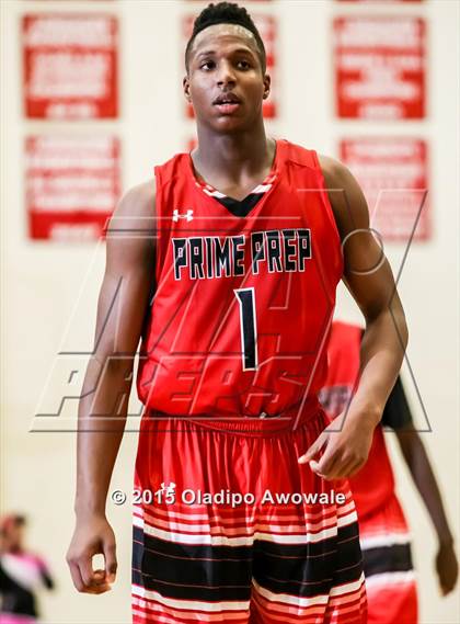 Thumbnail 1 in Kimball [Justin F.] vs Prime Prep photogallery.