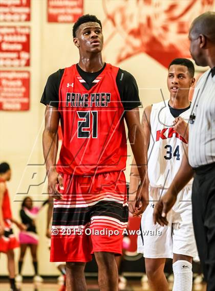 Thumbnail 1 in Kimball [Justin F.] vs Prime Prep photogallery.