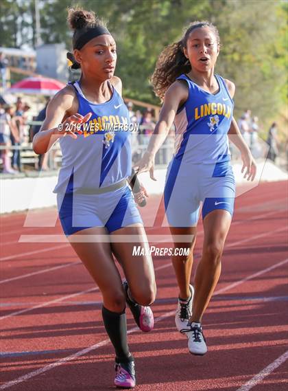 Thumbnail 1 in FVL Championships  (300 Low Hurdles, 4x100 Relay, 4x400 Relay) photogallery.