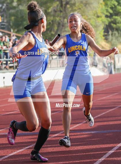 Thumbnail 3 in FVL Championships  (300 Low Hurdles, 4x100 Relay, 4x400 Relay) photogallery.