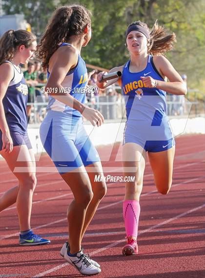 Thumbnail 3 in FVL Championships  (300 Low Hurdles, 4x100 Relay, 4x400 Relay) photogallery.