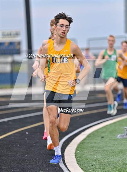 Thumbnail 2 in IHSAA Delta Sectionals (1600 Meter) photogallery.