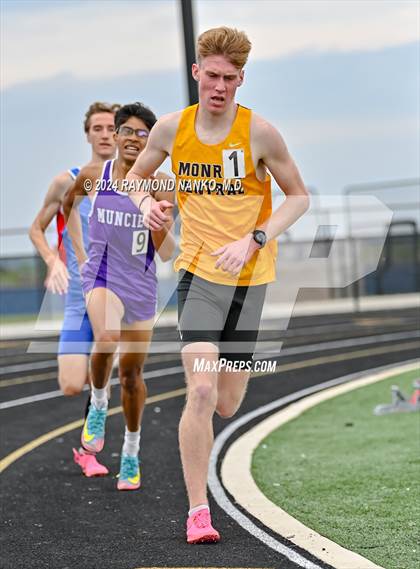 Thumbnail 2 in IHSAA Delta Sectionals (1600 Meter) photogallery.