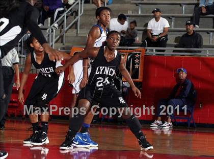 Thumbnail 3 in Bishop Lynch vs. Duncanville (Thanksgiving Hoopfest) photogallery.