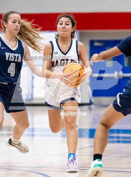 Thumbnail 2 in Vista del Lago vs Pleasant Grove (Folsom-Vista Winter Classic) photogallery.
