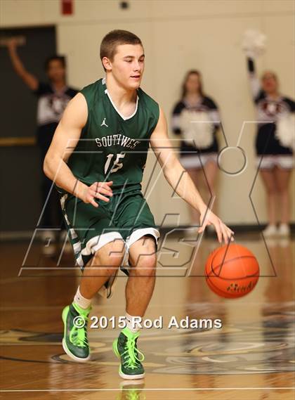 Thumbnail 2 in North Star vs. Lincoln Southwest (Heartland Athletic Conference Tournament) photogallery.