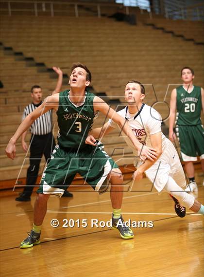 Thumbnail 3 in North Star vs. Lincoln Southwest (Heartland Athletic Conference Tournament) photogallery.